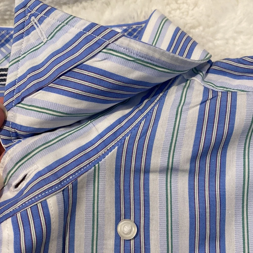 Tailorbyrd collection men’s striped dress shirt - Picture 4 of 4